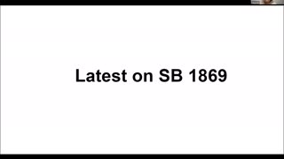 Update on SB 1869