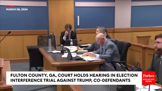 GEORGIA CASE CRUMBLING...'Unconstitutional' Trump's Lawyer Argues To Judge McAfee