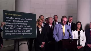 House Ways and Means Committee press conference / IRS whistleblowers reveal details on the Biden’s