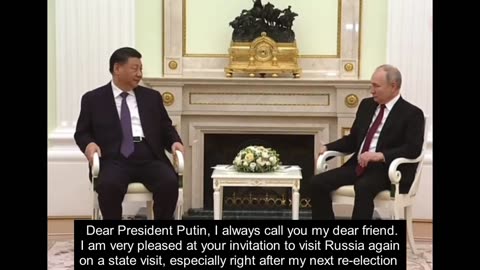 Xi Jinping Calls Vladimir Putin His "Dear Friend"