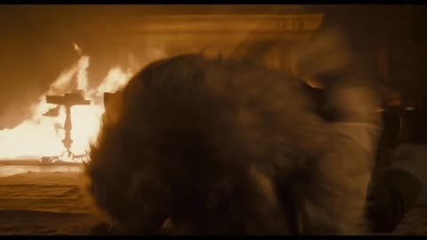 The Wolfman _ Benicio Del Toro and Anthony Hopkins Fight Scene