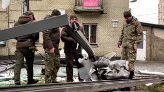 Unidentified missile hits Kyiv