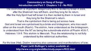 No. F022 - Commentary on Song of Songs: Introduction and Part 1