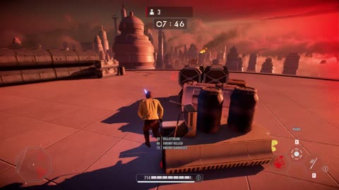 SWBF2: Arcade Onslaught Luke Skywalker Bespin Gameplay