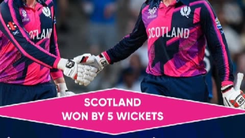 12th MatchT20 worldCup 2024#SCOvsNAM.Scotland won by 5 wkts#cricket#shorts#shortvideo #youtubeshorts