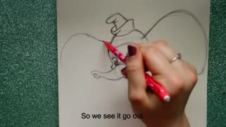 How to Draw Dumbo - Easy & With Subtitles