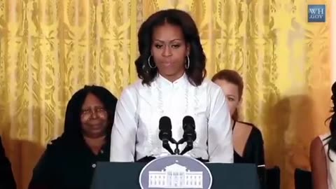 Michelle Obama thanking Harvey Weinstein