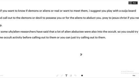 if you want to meet demons and aliens then do this!