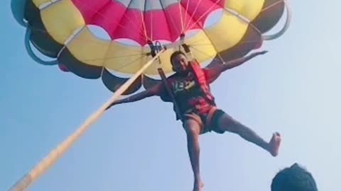 Goa Parasailing Crazy Video