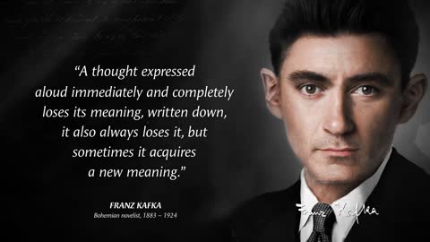 The best quotes of Franz Kafka We shouleld Know