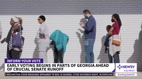 Early Voting Begins In Parts Of Georgia Ahead Of Crucial Senate Runoff