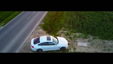 Bmw 430i Drone Shots