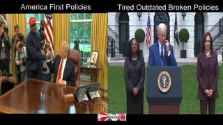 Side by Side Trump 2022 vs Biden 2022