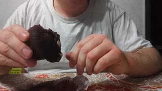 Chocolate Muffin Mukbang #shorts