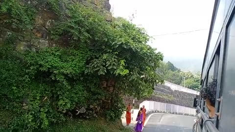 Pavagad hill new road making