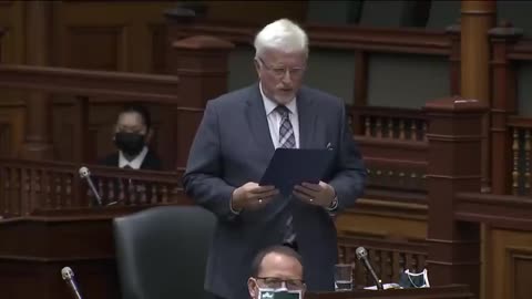 ONTARIO MPP NICHOLLS ASKS PARLIAMENT WHY 86 STILLBIRTHS OF FULLY VACCINATED MOTHERS HAVE OCCURRED !!