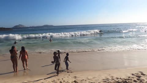 🇧🇷Rio de Janeiro Copacabana Beach Walk Tour BRAZIL 🌴
