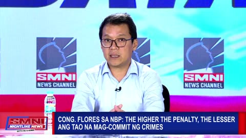 Cong. Flores sa NBP: The higher the penalty, the lesser na ang tao mag-commit ng crimes