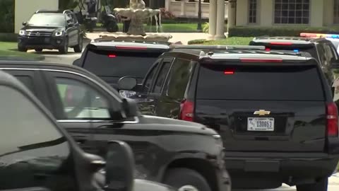 President Donald Trump just arrived at the Trump National Doral Miami resort