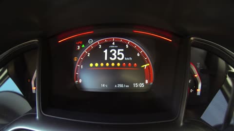 Honda Civic Type R 2018 top speed 0 - 283 km/h