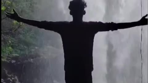 Beautiful waterfall video