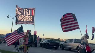 From Jack Posobiec - Flash Mob outside Mar-a-Lago today