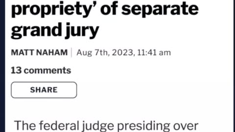 [2023-08-09] Judge REJECTS Jack Smith 👩🏻‍⚖️