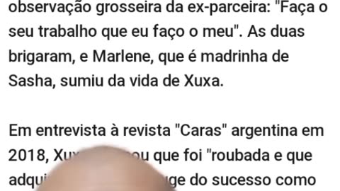 Xuxa fala sobre driga que teve com Marlene Mattos