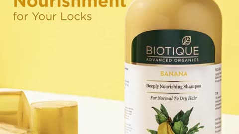 Deep Nourishment with Biotique Banana Shampoo