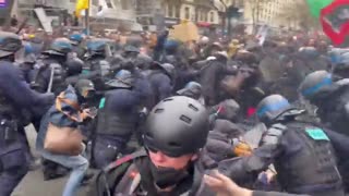 France yesterday the police seem intent on just creating more chaos