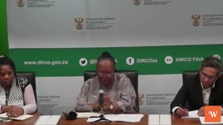 SOUTH AFRICA Holds Media Briefing Calling On Countries Who Respect ICJ Law To Unite