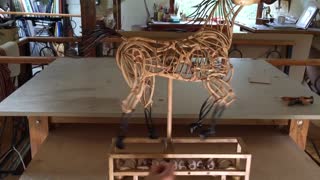 Amazing Moving Horse Sculpture