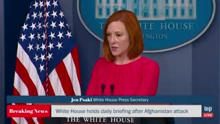 Lyin' Jen Psaki on Why the Taliban Are Worth Leaning On...