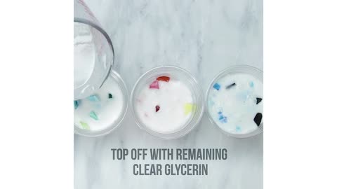 TOP OFF WITH REMAINING CLEAR GLYCERIN