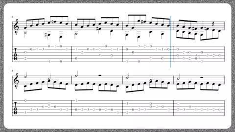 "estudo 03" por Matteo Carcassi - Op.60 (Partituras e Tablatura)