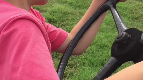 My son's first Jeep Drive at 7 years old