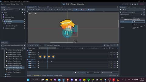 4 Directional Player Animations & Sprite Sorting in 2D Animations ~ Godot 4 Tutorial