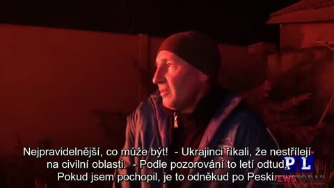 Raketový útok na Ukrajině spálil muže zaživa a zničil jeho dům