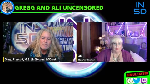 PsychicAlly and Gregg In5D LIVE and UNCENSORED #0011 June 22, 2023