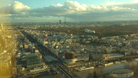 View of Paris from First Tower Paris La Défense #short