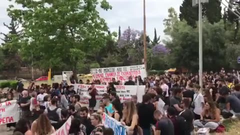 Blockade of universities and student demonstrations in Greece