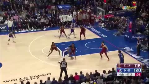 James Harden&Joel Embiid Clutch Entire Game With 1000IQ Plays !