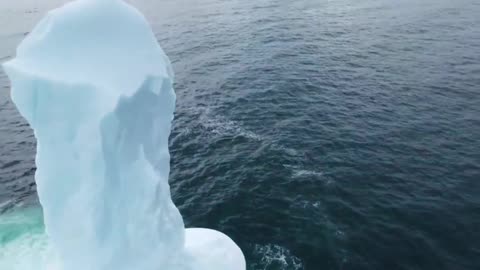 Pen-Iceberg: An Iceberg Shaped In The Male Form Spotted Near The Coast Of Canada