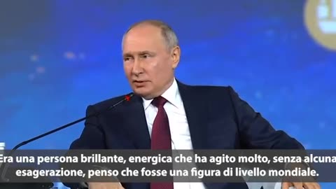 🔴 IL Presidente Putin ha chiesto di osservare un minuto di silenzio in memoria di Silvio Berlusconi.