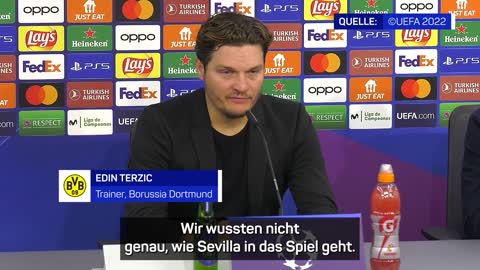 Edin Terzic mit mit ultimativem Lob für BVB-Kapitän Bellingham _ FC Sevilla - Borussia Dortmund 1_4