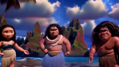 Moana and Maui's Journey: Stars and Stories