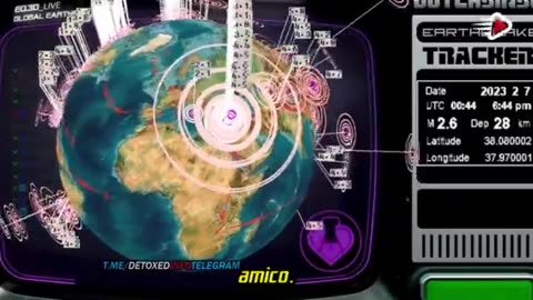 Ricercatore indipendente di terremoti "Dutchsinse" registra traccia radar a spirale sopra la Turchia