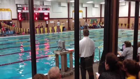 Lexie 7th grade swim meet 2