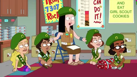 Stan Joins Hayley In Leading The Girl Scouts (Clip) _ American Dad _ TBS