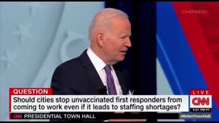 Joe Biden fully endorsed firing people who were not vaxxed.